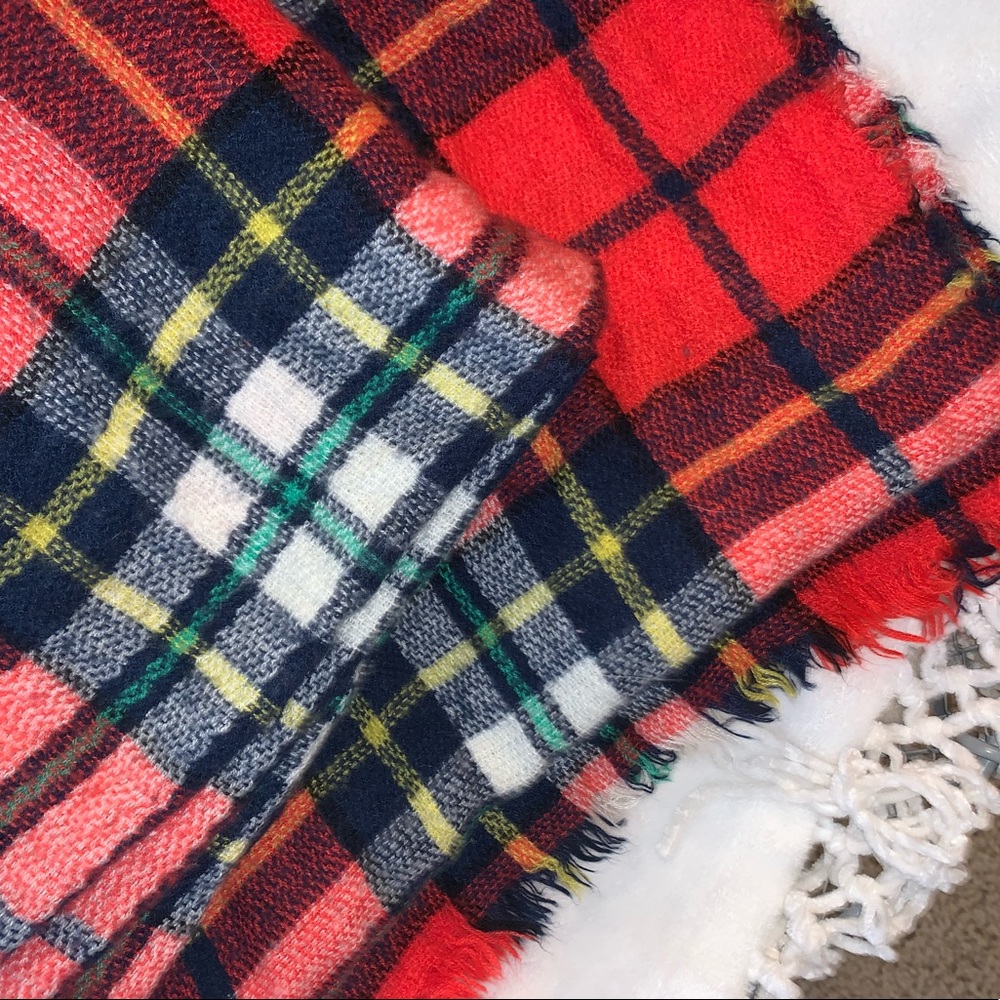 Plaid Blanket Scarf
